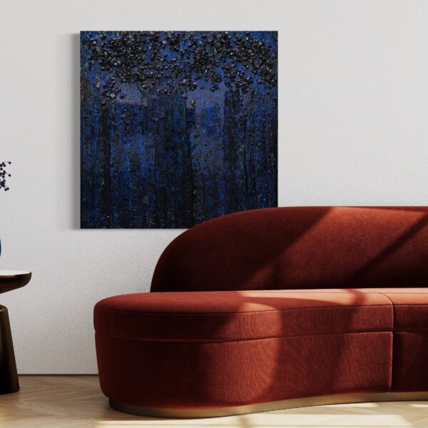 Velvet Night Velvet Night painting by Haleh Mashian view in a room