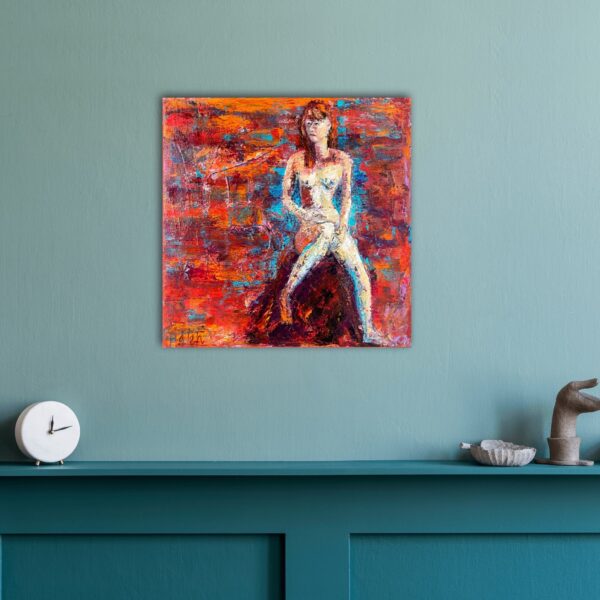Haleh Mashian painting view in a room