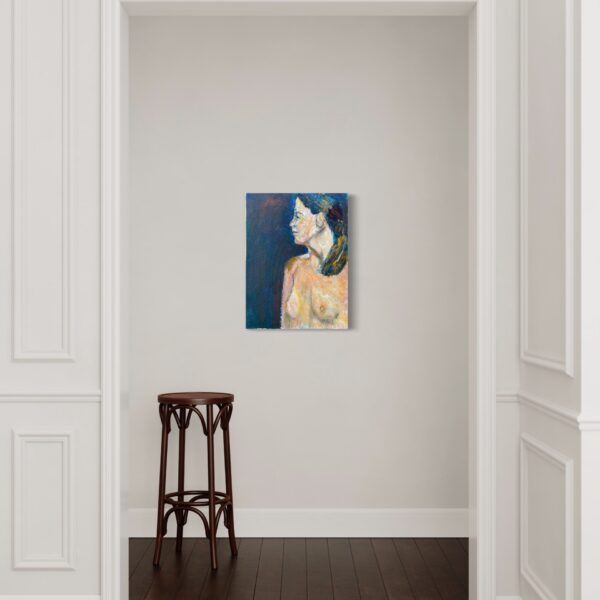 Haleh Mashian painting view in a room