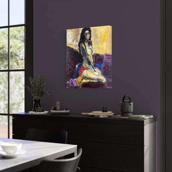 Haleh Mashian painting view in a room