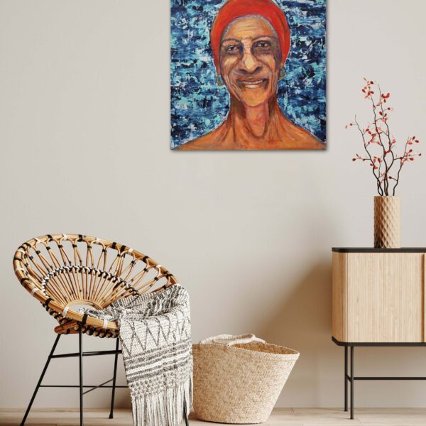 Young at Heart painting  by Haleh Mashian Young at Heart painting view in a room by Haleh Mashian