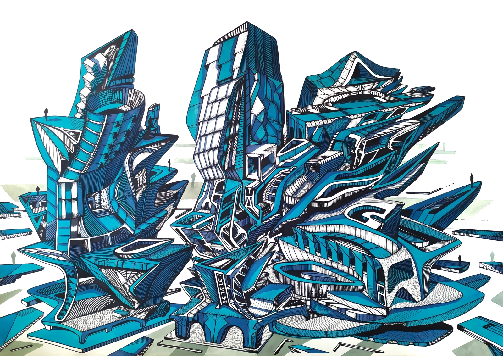 mashgallery-marko-gavrilovic-dynamic-hope-2020 Painting by Marko Gavrilovic