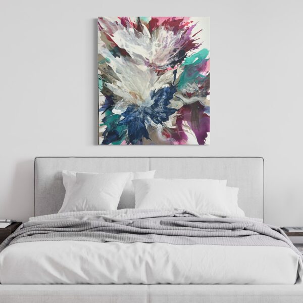 Layda Rodriguez forever painting view in a room Layda Rodriguez forever painting view in a room