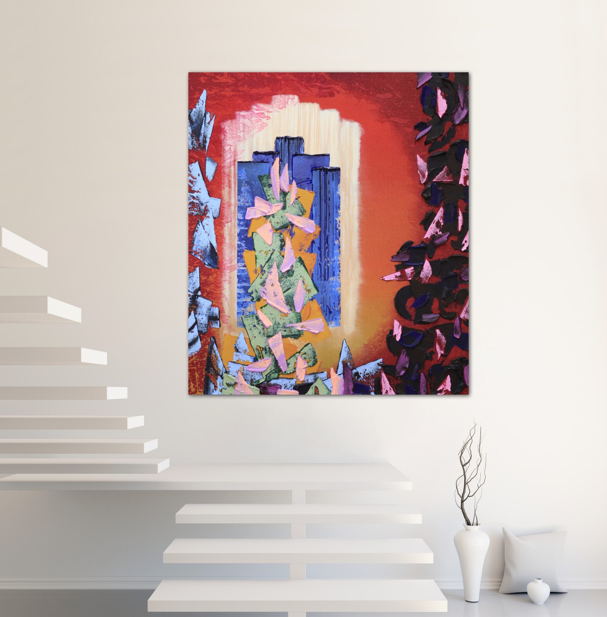 Bryan Ricci - dogwood Bryan Ricci - dogwood painting on display