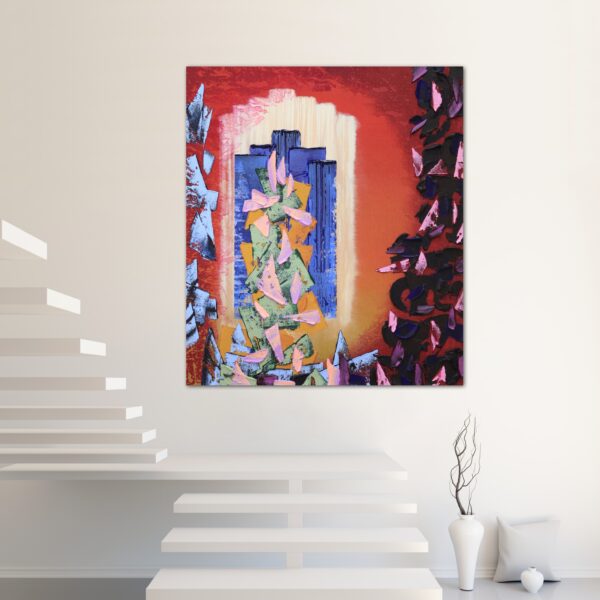 Bryan Ricci - dogwood Bryan Ricci - dogwood painting on display