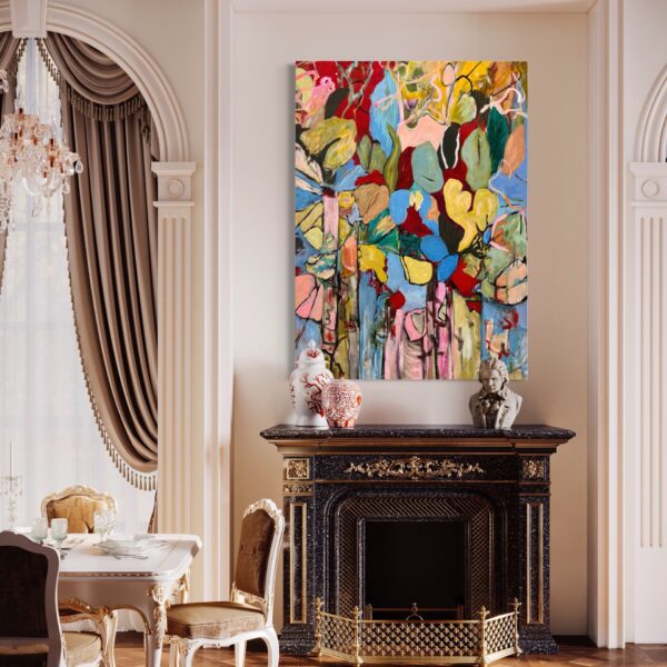 Fortune Cookies by Christy Hopkins Fortune Cookies by Christy Hopkins on display in a room