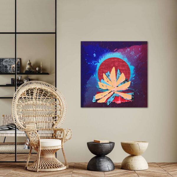 Neo Flora 3 Bryan Ricci Neo Flora 3 painting by Bryan Ricci on display