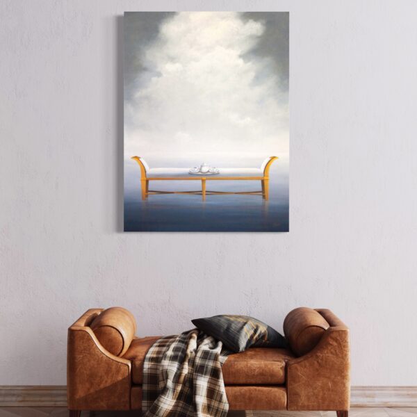A Shared Expectation painting by Jill Daniels view in a room A Shared Expectation painting by Jill Daniels view in a room