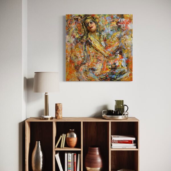 mixed media painting by Haleh Mashian mixed media painting by Haleh Mashian