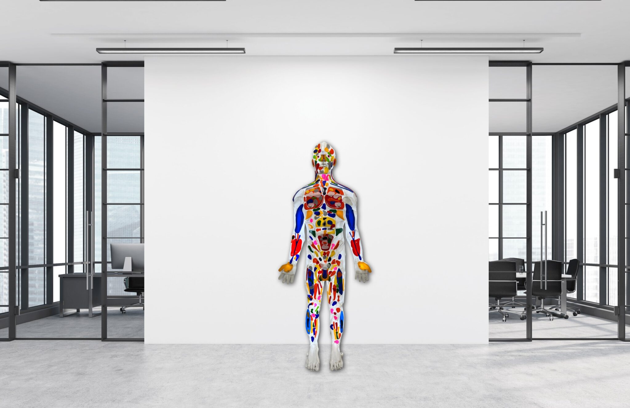 Enlightened Man sculptural artwork Enlightened Man sculptural artwork