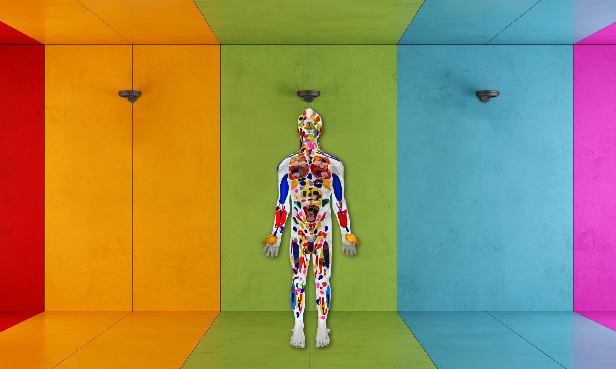 Enlightened Man sculptural artwork Enlightened Man sculptural artwork