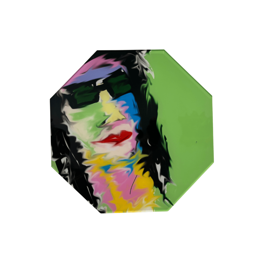 Haleh Mashian digital artwork on plexi Haleh Mashian digital artwork on plexi