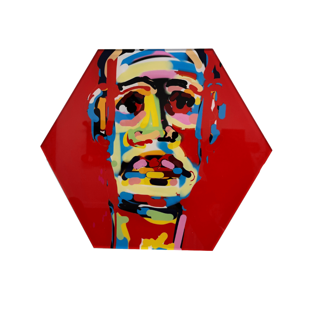 Haleh Mashian digital artwork on plexi Haleh Mashian digital artwork on plexi