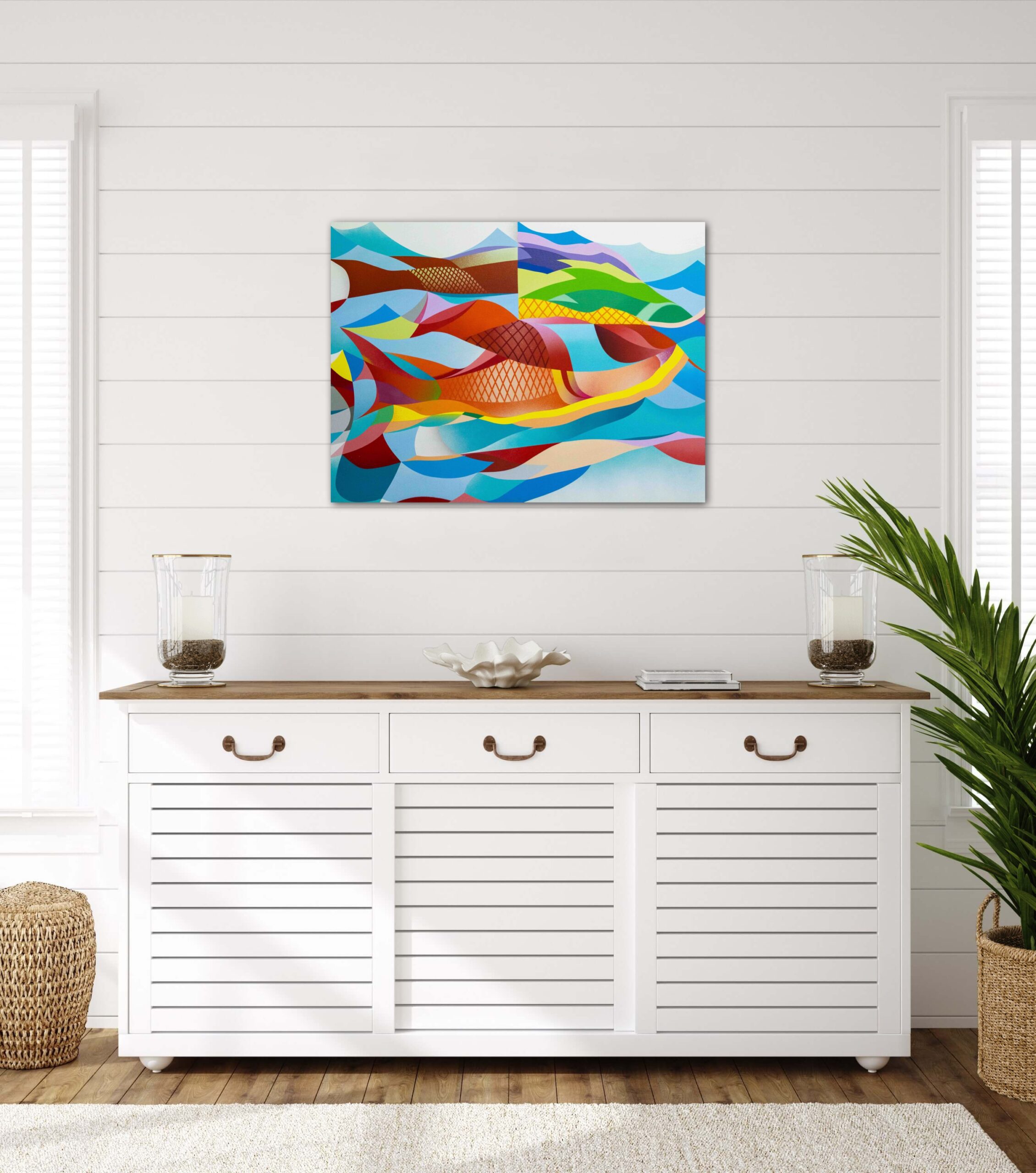 DUAL Artwork view in a room DUAL Artwork view in a room