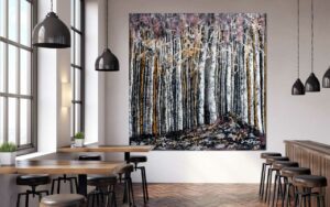 LUSTER by Haleh Mashian on display in a room