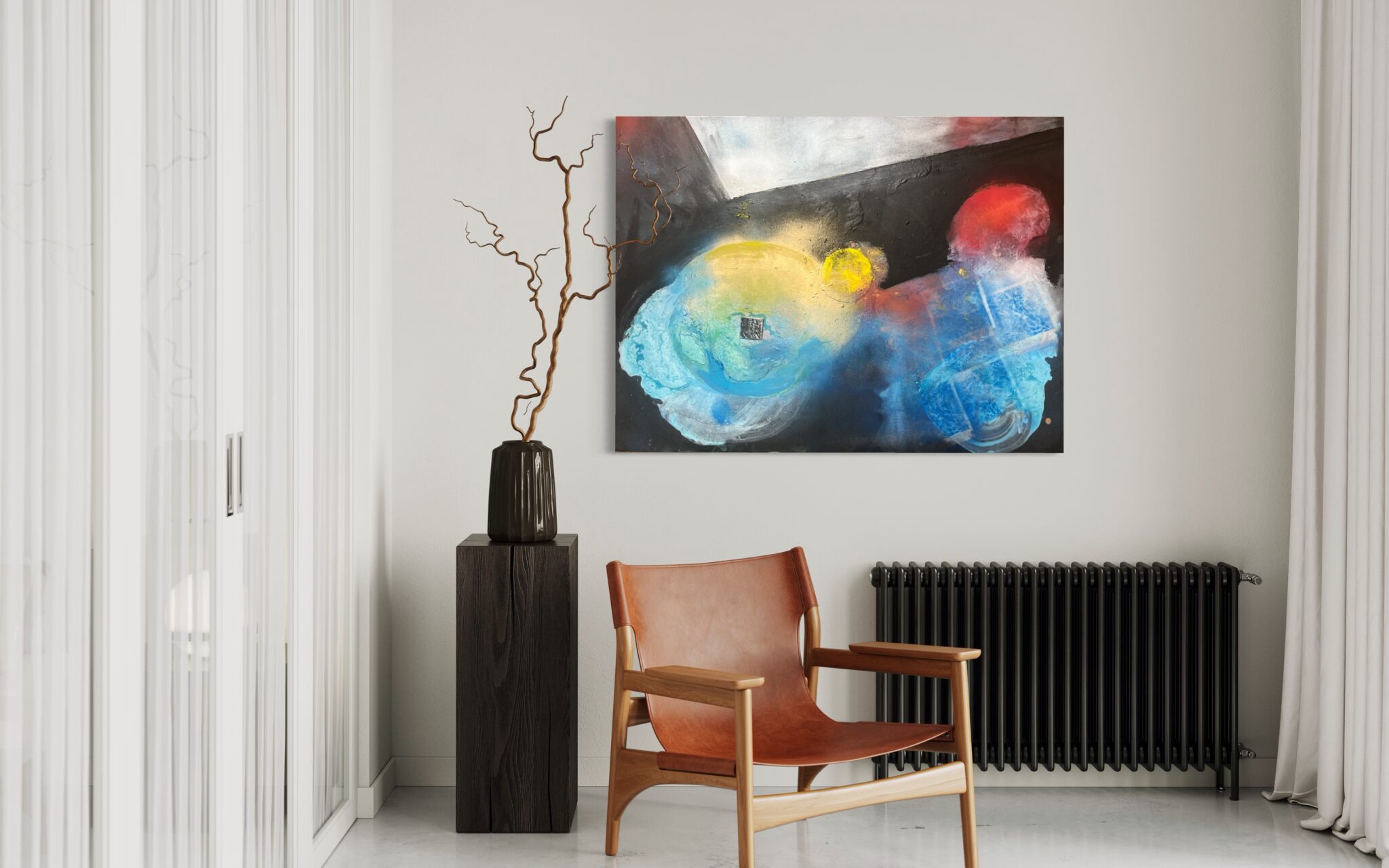 Between Here _ There Bonita Helmer view in a room