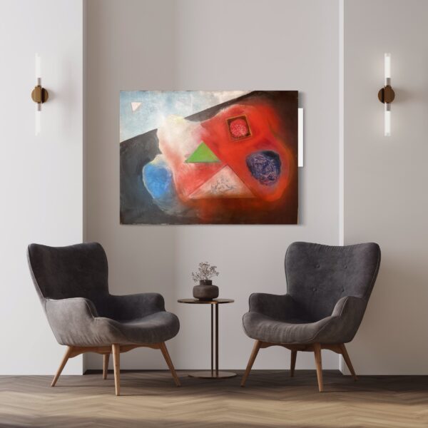 Bonita Helmer spacial artwork view in a room