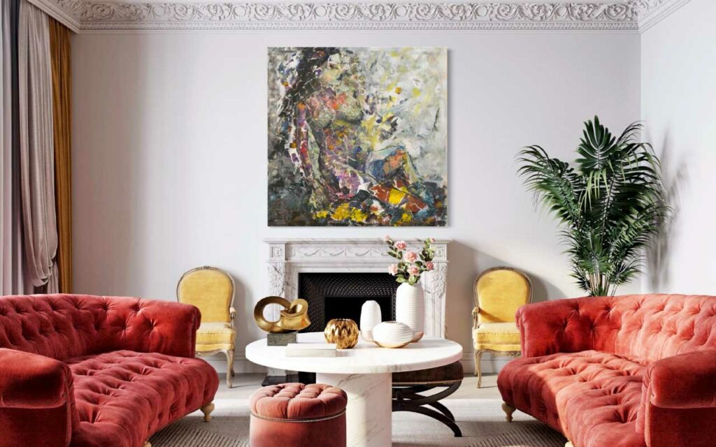 DISINTEGRATED by Haleh Mashian on display in a room