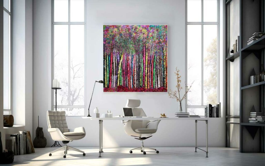 EXTRAVAGANZA by Haleh Mashian in a modern home office