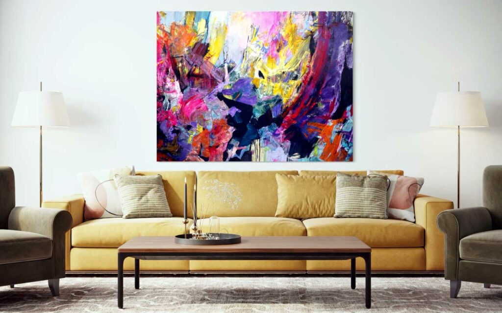 RISING by Christy Hopkins on display