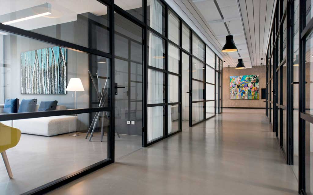 Office Space with Contemporary Art from Mash Gallery